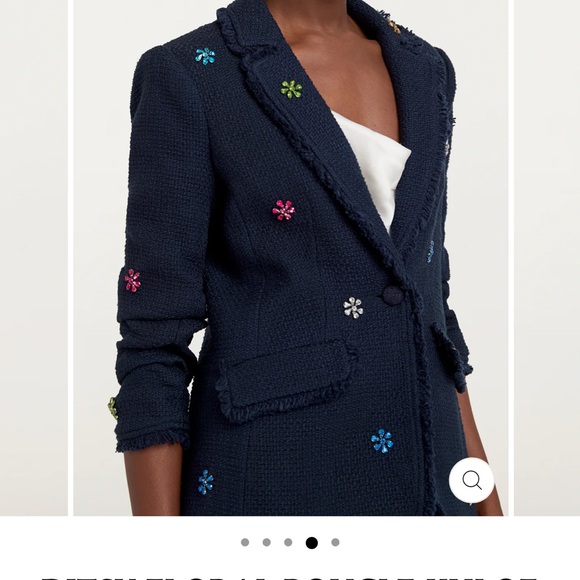 NWT Ditsy Floral Boucle Khloe Blazer and short  – Cinq à Sept - Picture 2 of 9